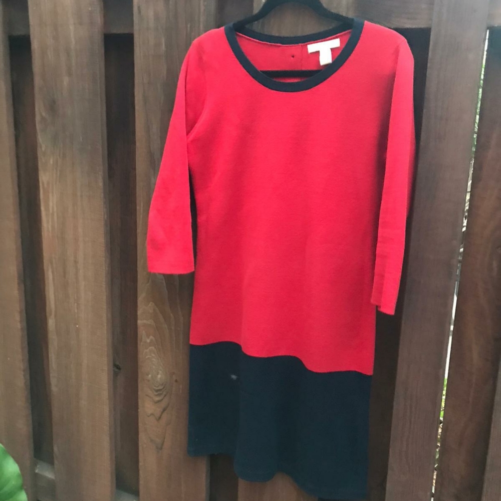 Mod style sweater dress